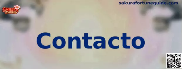 Página de contacto de Sakura Fortune