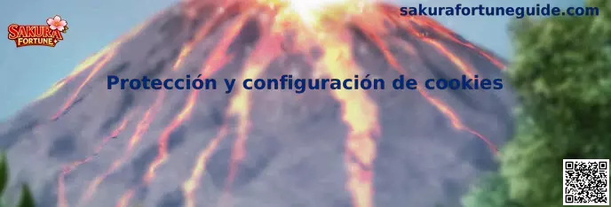 Protección y configuración de cookies en Sakura Fortune
